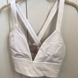White Lululemon Bra (Basically New)